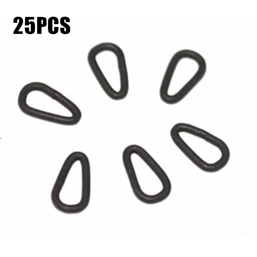 

25pcs/pack Boilie Bait Ring Tear Drop Hair Rig Rings For Blow-back Chod Multi Rigs Carp Fishing Feeder Accessories Move Smoothly