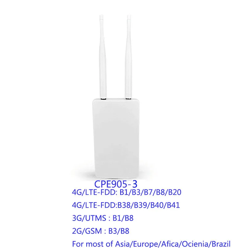 CPE-905-3 TIANJIE высокоскоростной Открытый 4G LTE беспроводной AP водонепроницаемый слот для sim-карты Wifi маршрутизатор беспроводная точка доступа станция CPE маршрутизатор модем - Цвет: CPE-905-3