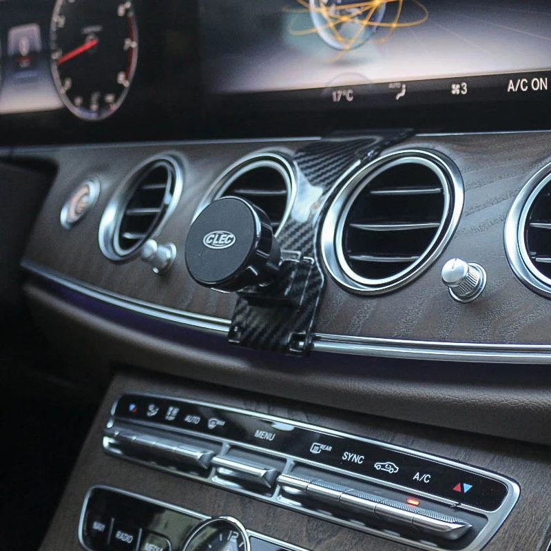 Автомобильный магнитный держатель для телефона Mercedes Benz E Class 2017 W213 с креплением на