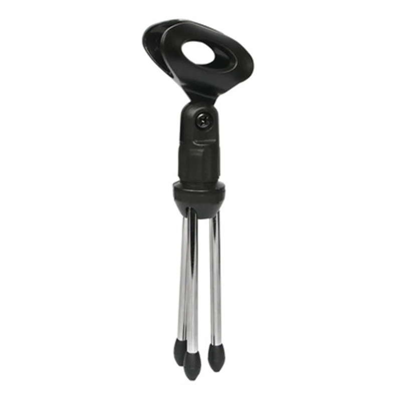 

Mini Foldable Desk Microphone Tripod Adjustable Height Mic Mount Holder Microphone Support Pedestal Para Microphone