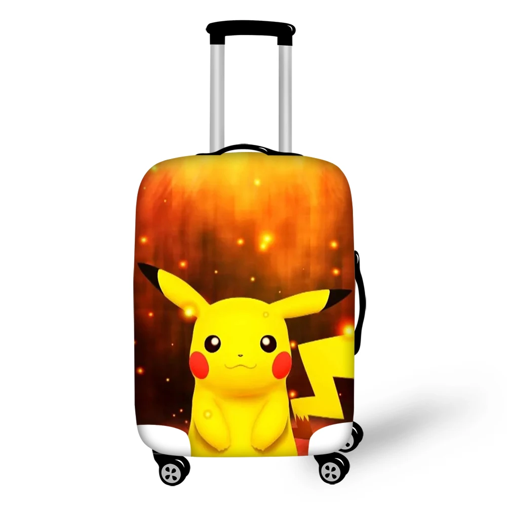 CDWX4444LMS HaoYun эластичный чехол для чемодана защитный дизайн Pokemon Пыленепроницаемый Чехол для багажа каваи Пикачу защитные аксессуары для багажа - Цвет: CDWX4444LMS