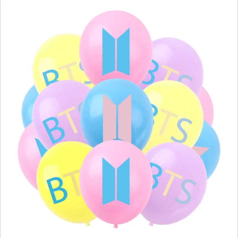 12-дюймовый латексный шар BTSi для тематической вечеринки группы K-pop | Дом и сад