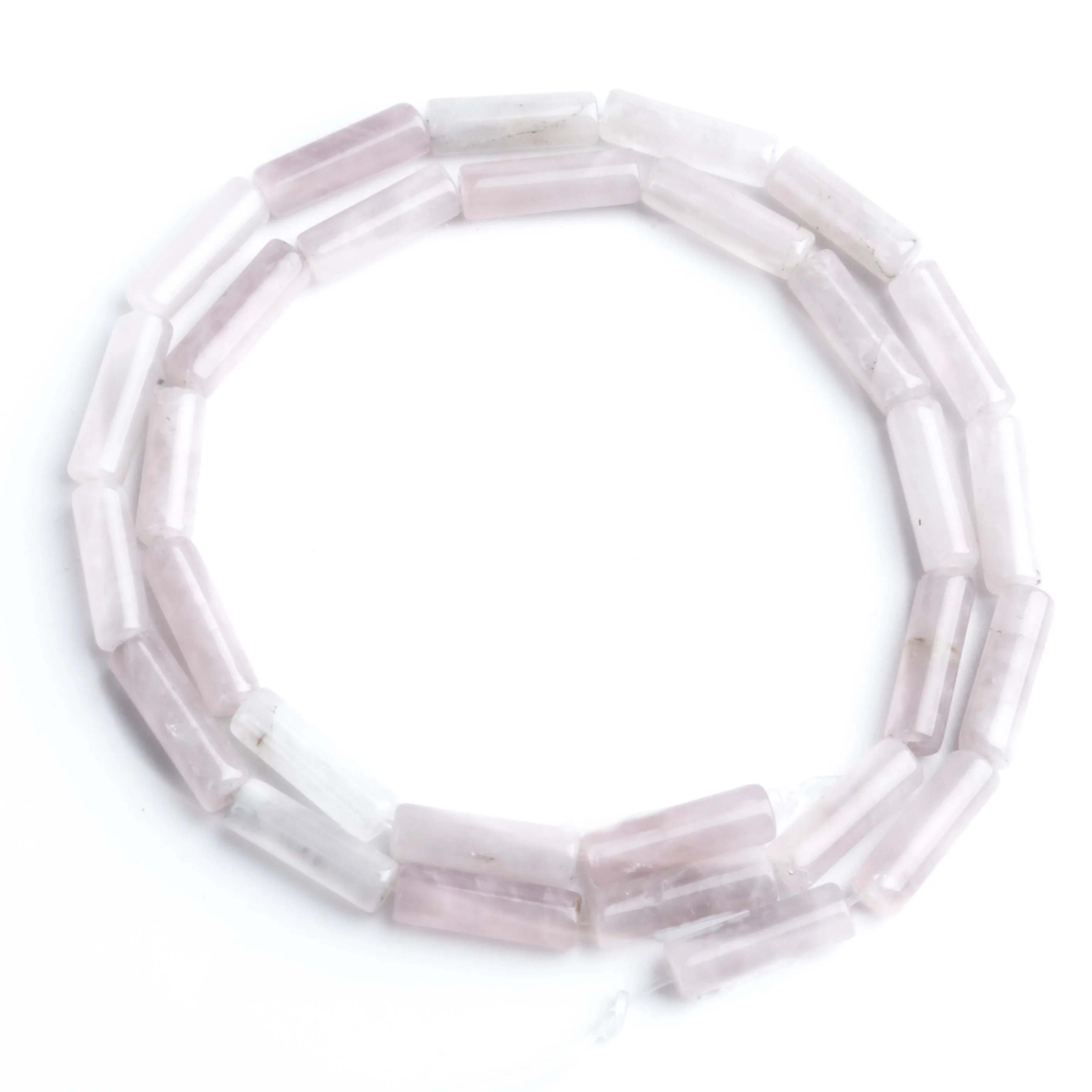 Натуральный камень 4x13 мм розового цвета с украшением в виде кристаллов ведро