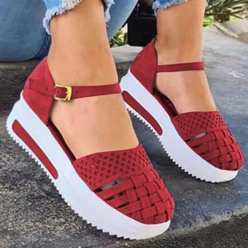Кроссовки женские на платформе Вулканизированная подошва высокая шнуровке
