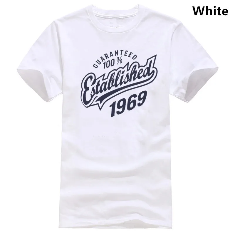 Основанная 1969 ❐-я футболка в подарок на день рождения | Мужская одежда