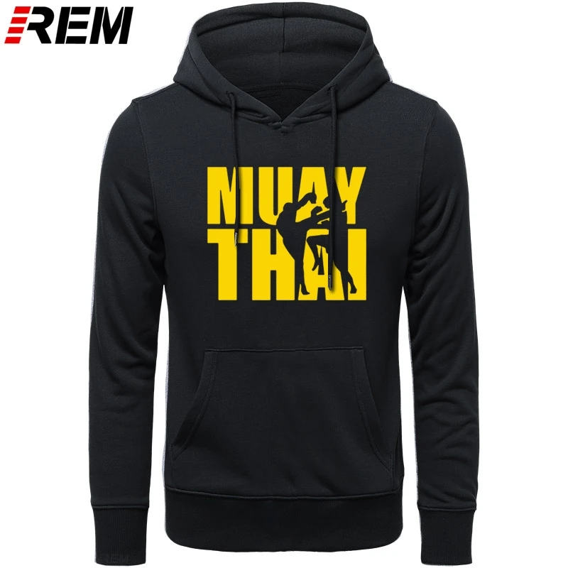 Мужские худи REM модные трусы-боксеры Muay Thai Thailand для Geek Homme толстовки великолепного