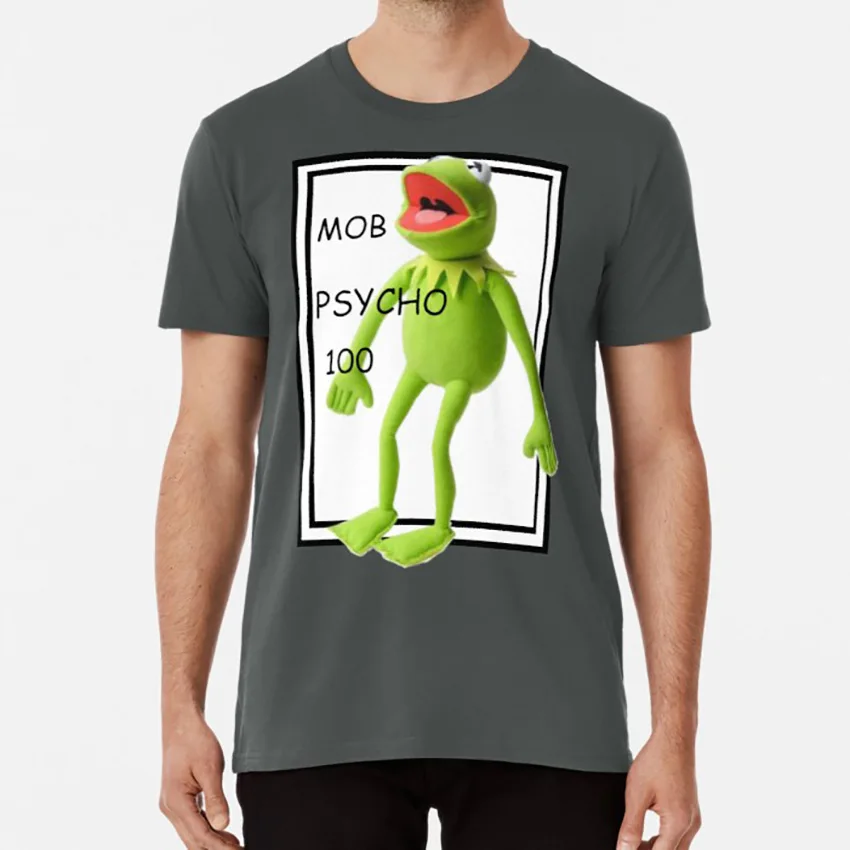 Mob psycho (милый чудак 100 рубашка комплект из рубашки с коротким рукавом и mob Кермит им