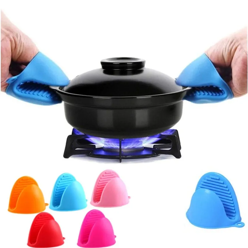 Силиконовые мини перчатки для духовки 1 шт. термостойкие приготовления пищи