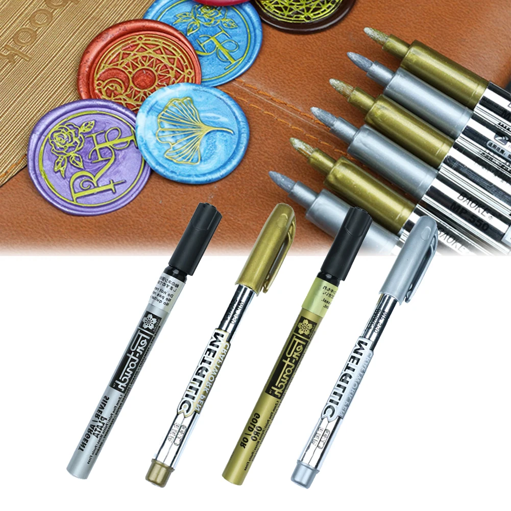 

Fire Paint Seal Special Pens Graffiti Wax Stamp Markers Vintage Waxing Color Pens