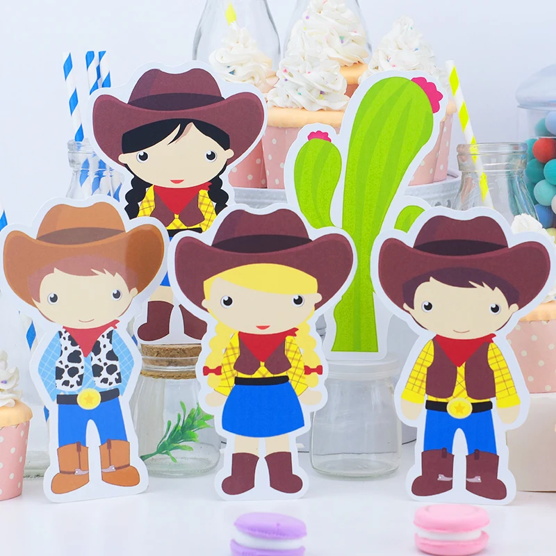 

Cowboy Theme Party Table Centerpiece Western Boys Girls Decorations Kids Event Birthday Party Decorations Supplies