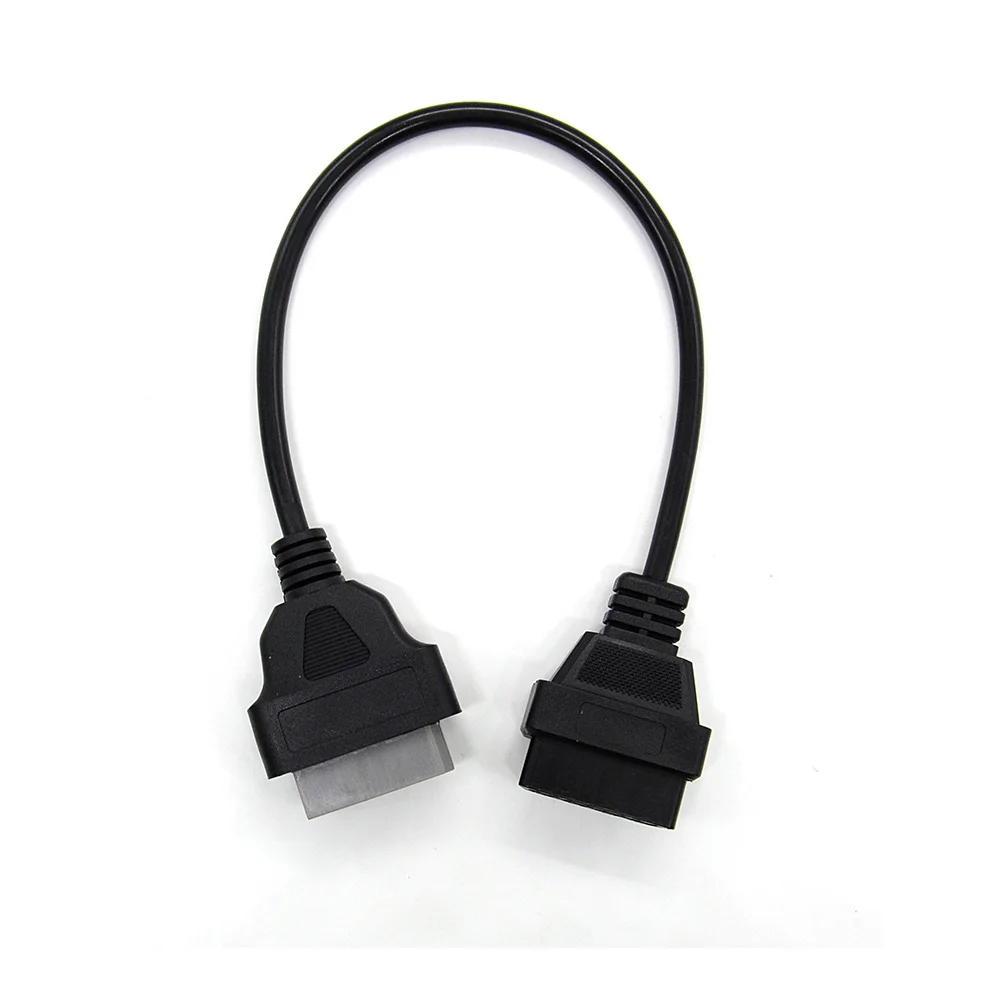 2021 Новый 16 Pin Obd2 мужчина к 12PIN Порты и разъёмы Разъем Адаптера OBDII 16pin для 12pin OBD