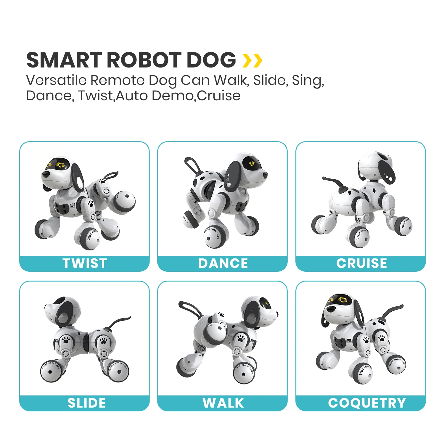 Детский программируемый умный робот-собака с датчиком жестов | Игрушки и хобби