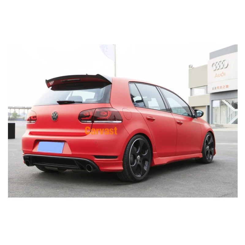 Для Volkswagen Golf 6 VI MK6 GTI бампер 2010 2013 автомобильный Стайлинг карбоновое волокно