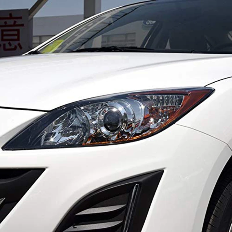 

1Pair Car Front Headlight Cover for Mazda 3 M3 2011-2015 Headlight Waterproof Clear Lens Auto Shell Cover Right/Left
