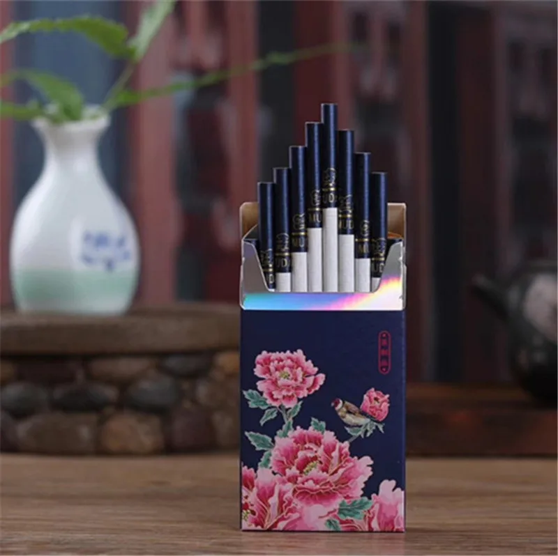 10 Packs Peony Flower with White Tea Smoke Cigarette Quit Artifact Aromatherapy Smoking and Drinking Tobacco | Дом и сад