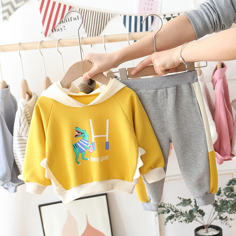 

Boys Children's Clothing Sets Spring And Autumn Clothes 2021 New Boys Spring Models Foreign-Style Baby Clothes 1-5 Years Old