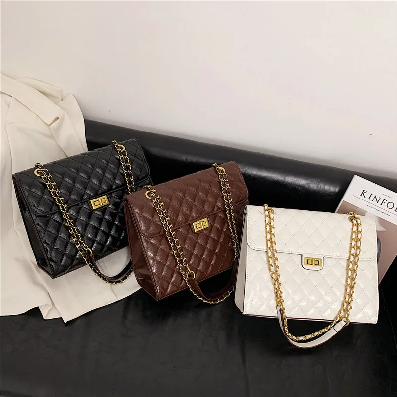 

Large Capacity Crossbody Bags For Women 2021New Spring Summer Shoulder Bags Chains All-match Messenger bag Easy Matching Totes