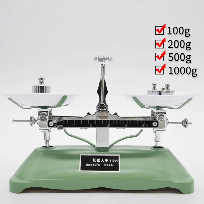 Балансировка с двойным лотком маленькие бытовые балансы оборудование для физики