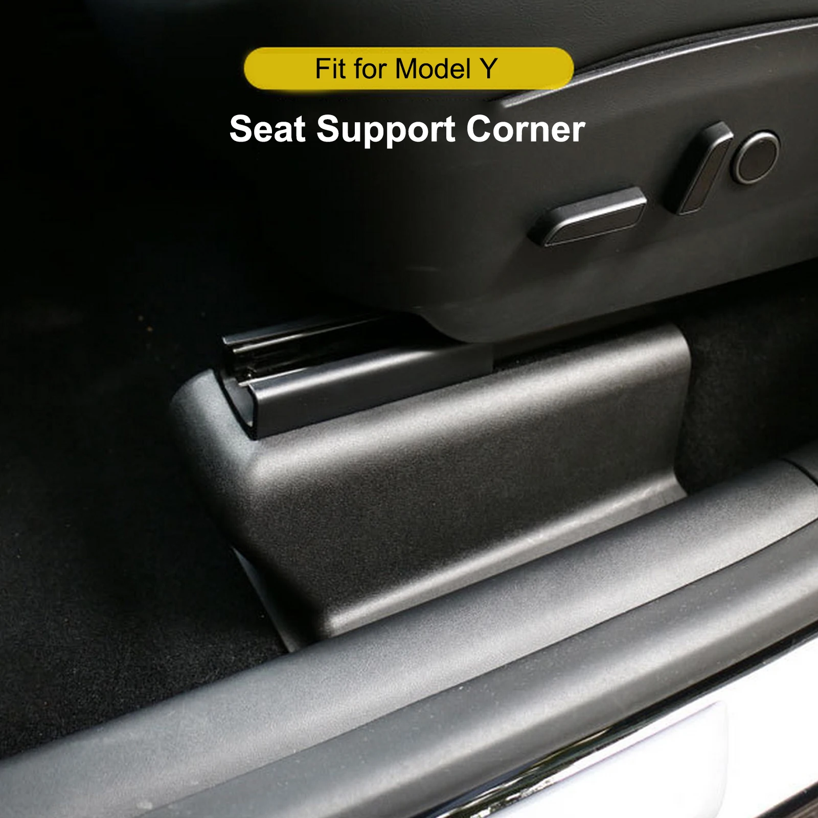 

Car Front Seat Track Protection Cover Fit for Tesla Model Y 2021 Protect From Scratches Decoration Refit Interior Accessories