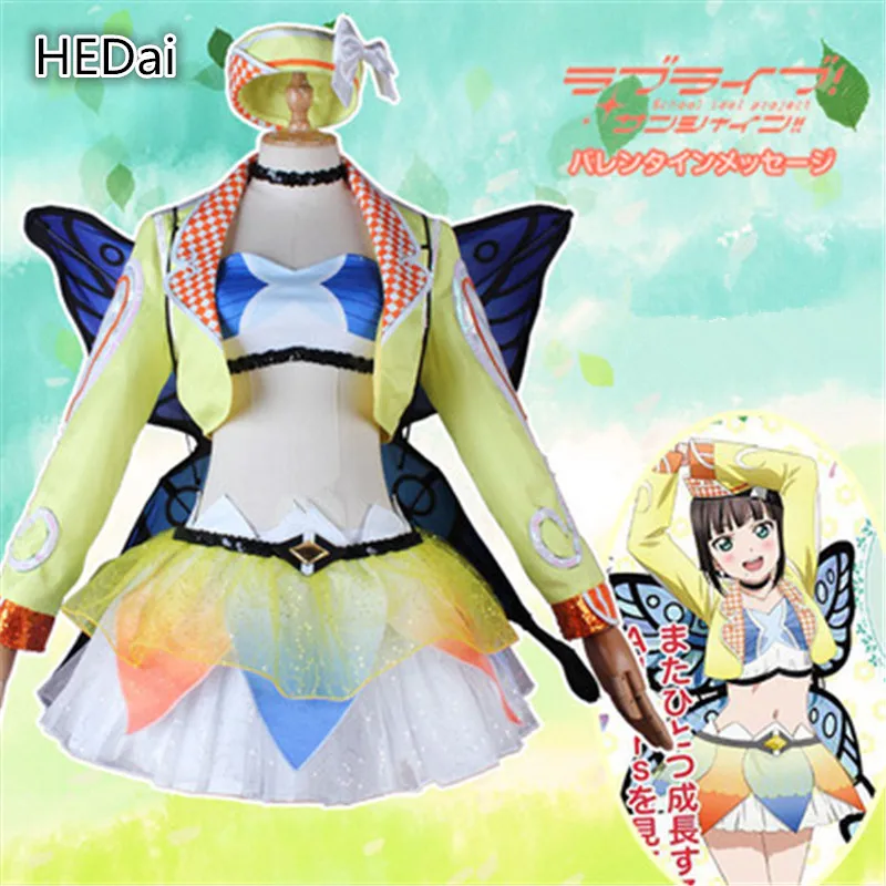 

По индивидуальному заказу! Солнечный свет! Aqours Kurosawa Dia 4th Singler HORIZON Косплэй костюм Рождественский подарок платье Полные наборы для женщин