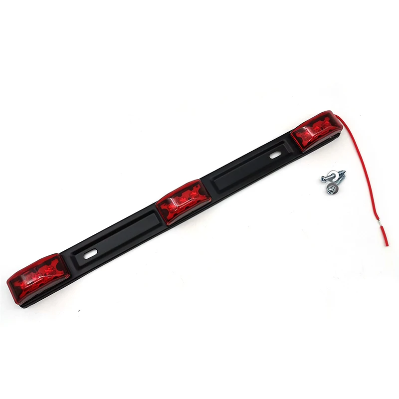 

9 LED Red Car Light Tail Bar Sealed Stainless Steel Car Truck Trailer