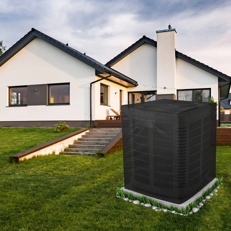 Promotion! Outdoor Air Conditioner Cover Is Suitable for Unit Square AC Against Rain Snow Leaves Seeds or Nuts | Дом и сад