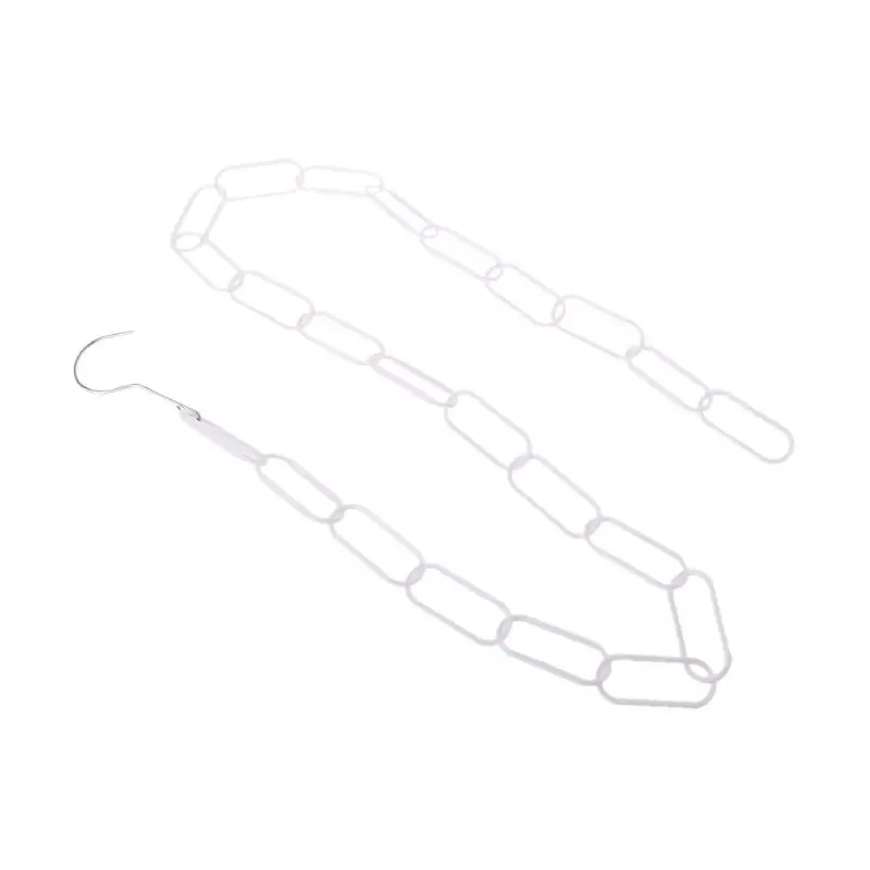 Прямая поставка пластиковый магазин одежды дисплей Висячие цепи крючки с 23