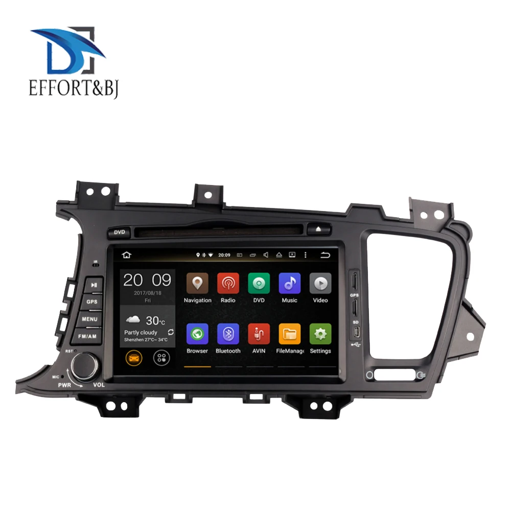 Автомобильный DVD плеер Deckless 8 &quot Android 9 0 8&quot для Kia K5/Kia Optima 2011 2013 gps радио 3/4G стерео