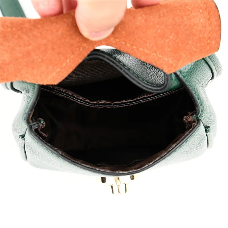 Маленькая женская сумка-ведро с рисунком личи маленькие сумки через плечо замком