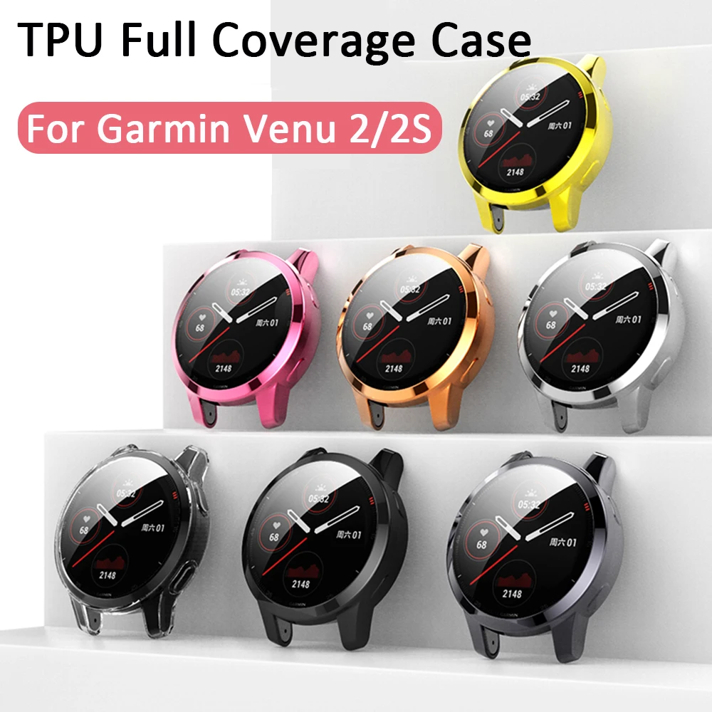 Защитный чехол из ТПУ с полным покрытием для Garmin CAME 2/2S Vivoactive 4/4S защитный