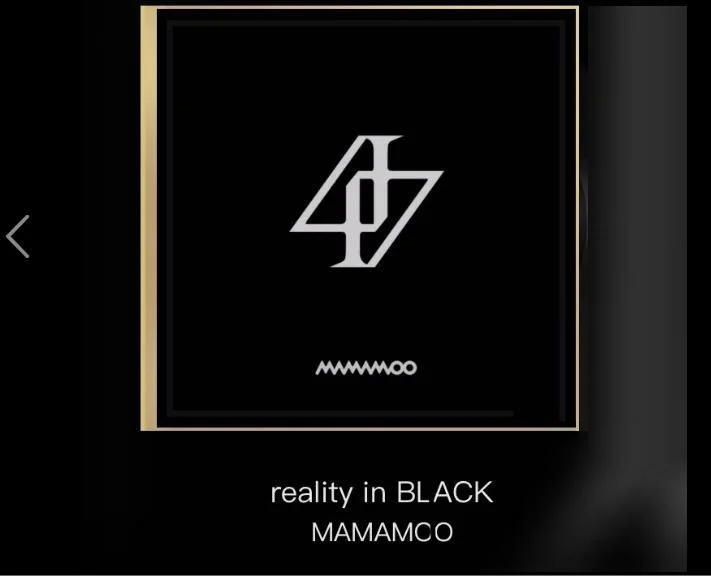 

[MYKPOP]~ 100% Официальный оригинал ~ MAMAMOO 2-й альбом: Реалити в черном KPOP поклоннике коллекции SB21052301