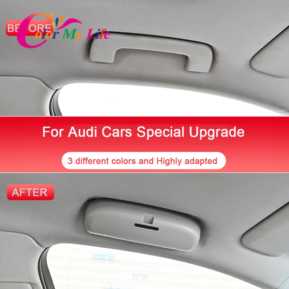 Новинка Автомобильный держатель для очков Чехол солнцезащитных футляр Audi Q3 Q5 SQ5 Q7