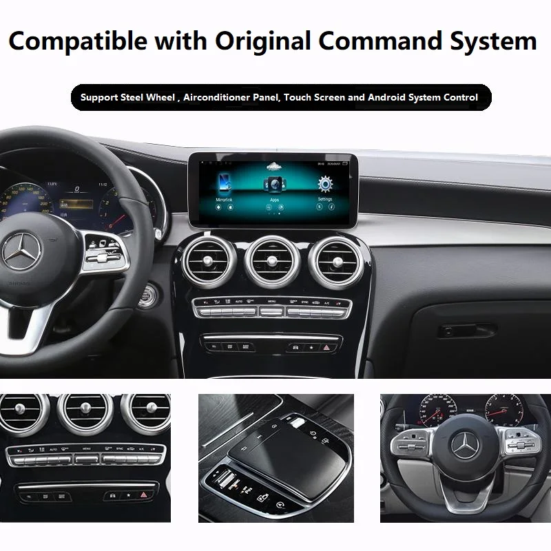 Hualingan ベンツ Mbux 5 5 C クラス E クラス S クラス Ntg5 5 オリジナルスクリーンアンドロイドインタフェースナビゲーション Carplay 4 グラム Wifi
