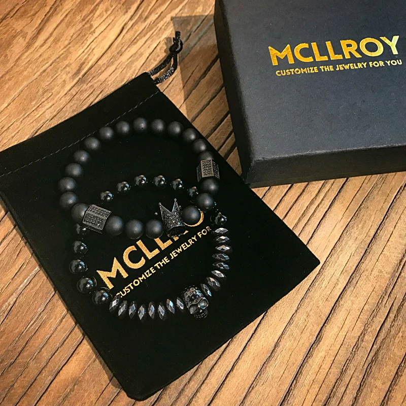 Пользовательские VIP Ссылка DIY Ювелирные изделия Пара из натурального камня бусы