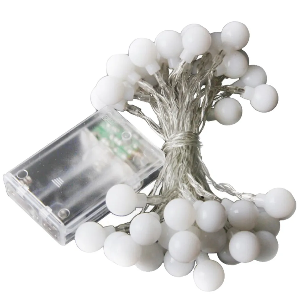 

Ball String Lights Starry Christmas Lights 10LED String Lights Fairy Lights Moon Star Garlands Lamp 100-240V for Wedding Holiday