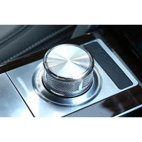 car knob cover chrome for range rover gear shift silver aluminum alloy