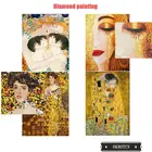 5D Diy алмазного бурения портрет роспись бриллиантами Густав Климт, вышитая бисером Наборы Мозаика инкрустация полная Алмазная вышивка домашний декор