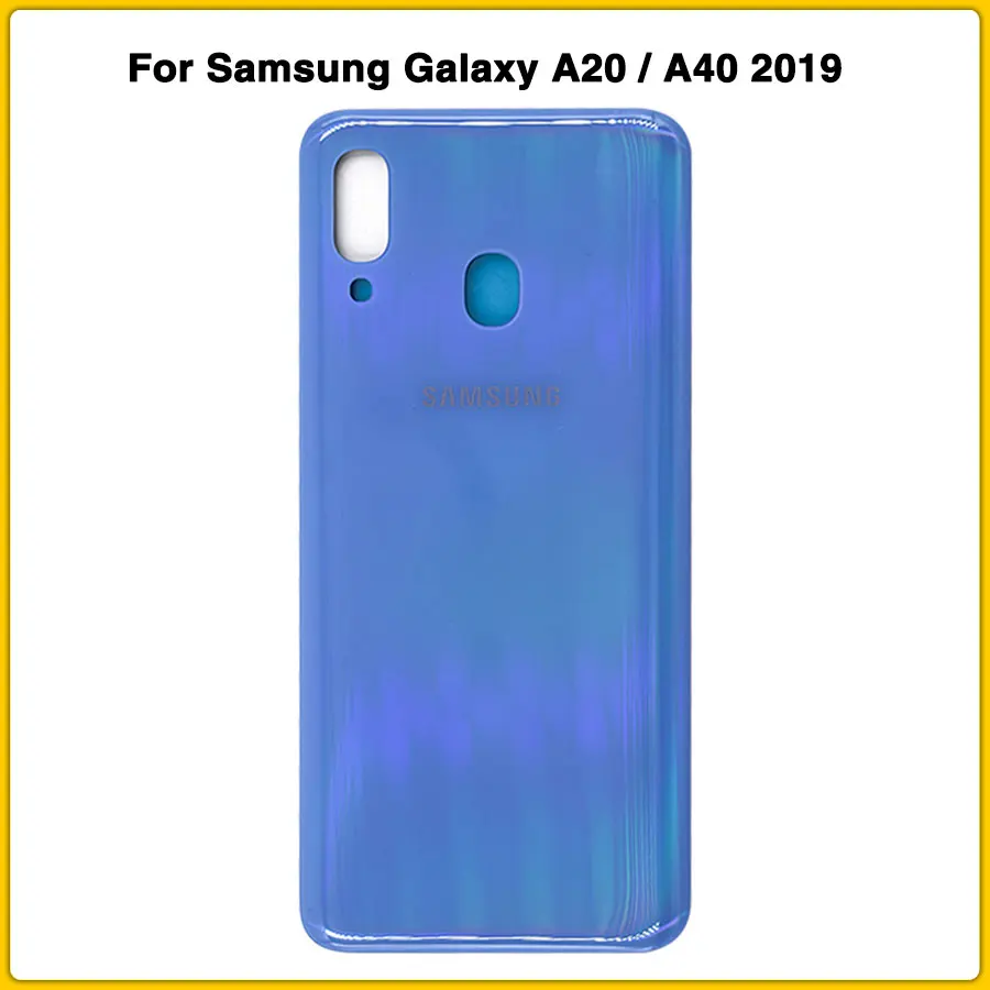 10 шт. чехол для samsung Galaxy A20/A40 A205 A205F A405 A405F батарея задняя крышка двери Задняя крышка Запасная часть