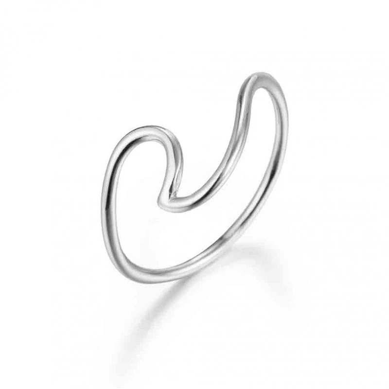 

1PC 925 Sterling Silver Geometric Twist Rings for Women INS Minimalist Tiny Engagement Wedding Rings Fashion Party Jewelry