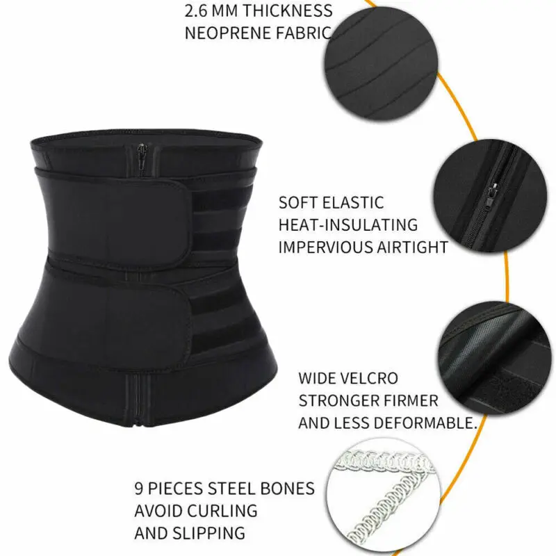 Лидер продаж 2020 года тренажер для талии на молнии с крючком формирователь тела