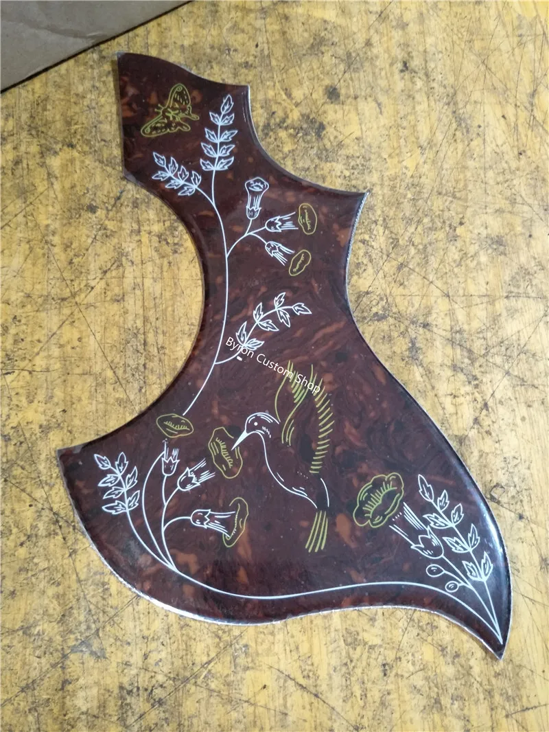 

Бесплатная доставка, новый высококачественный толщиномер для акустической гитары, защита от колимирования, 2 мм толщины, целлулоидные накл...