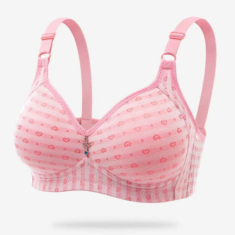 

Women Fitness Top Sport Bra Wirefree Adjustable Push Up Seamless Yoga Bra Quick-drying Padded Sports Bra Love Pattern Printing