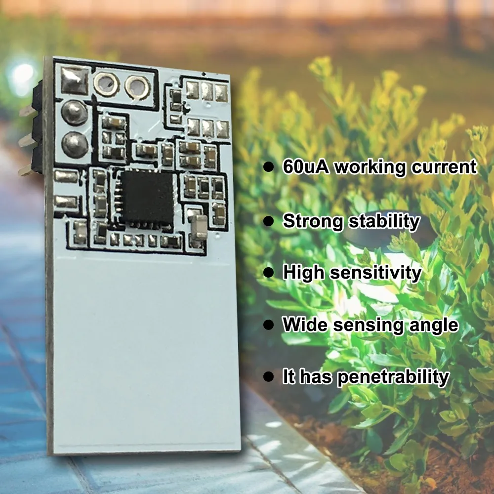 Microwave induction module Induction lamp box night lamp close range radar induction module Antenna control panel TTL high level