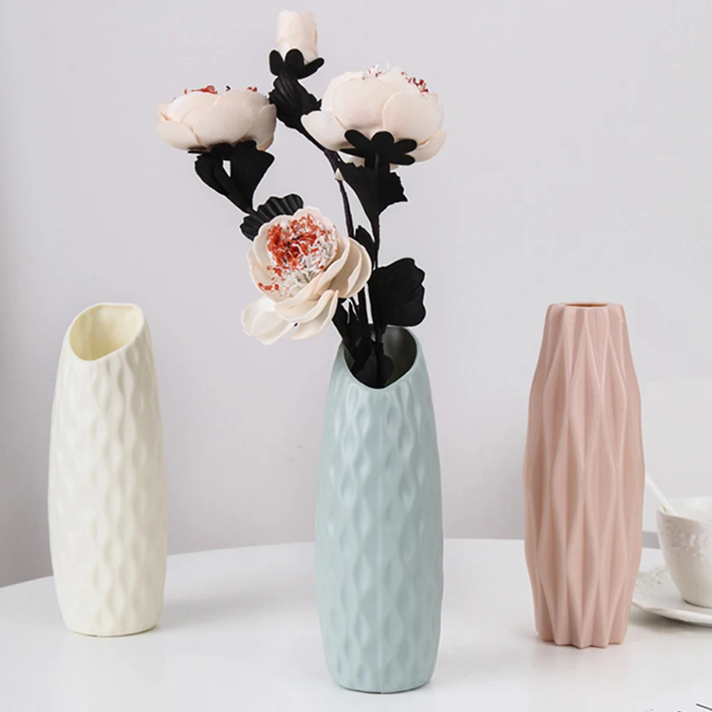 Украшение дома оригами пластиковые вазы имитация фарфора Современное украшение