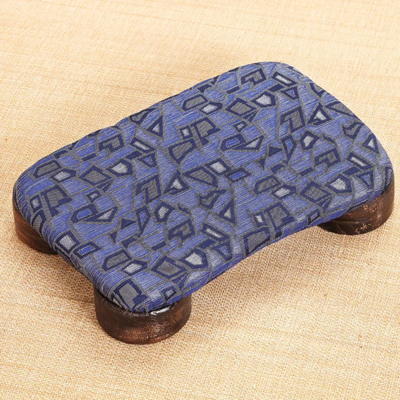 Японский Стиль деревянный низкий табурет с Мягкой Губчатой прокладкой