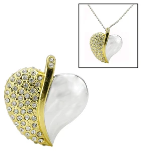 Usb флеш-накопитель 128 ГБ устройство чтения карт памяти Usb 2,0 металлический кристалл флэшек 4GB8GB16GB32GB64GB оптом флеш-накопитель сердце любовь подарок