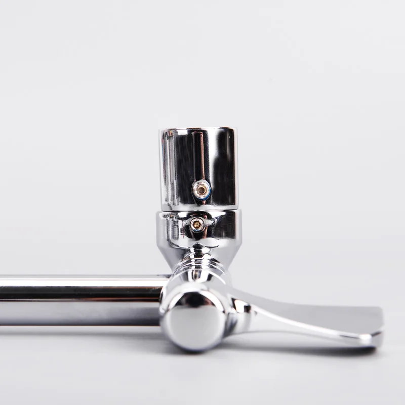 Регулируемый удлинитель для душа медный держатель с налокотником и зубчатым