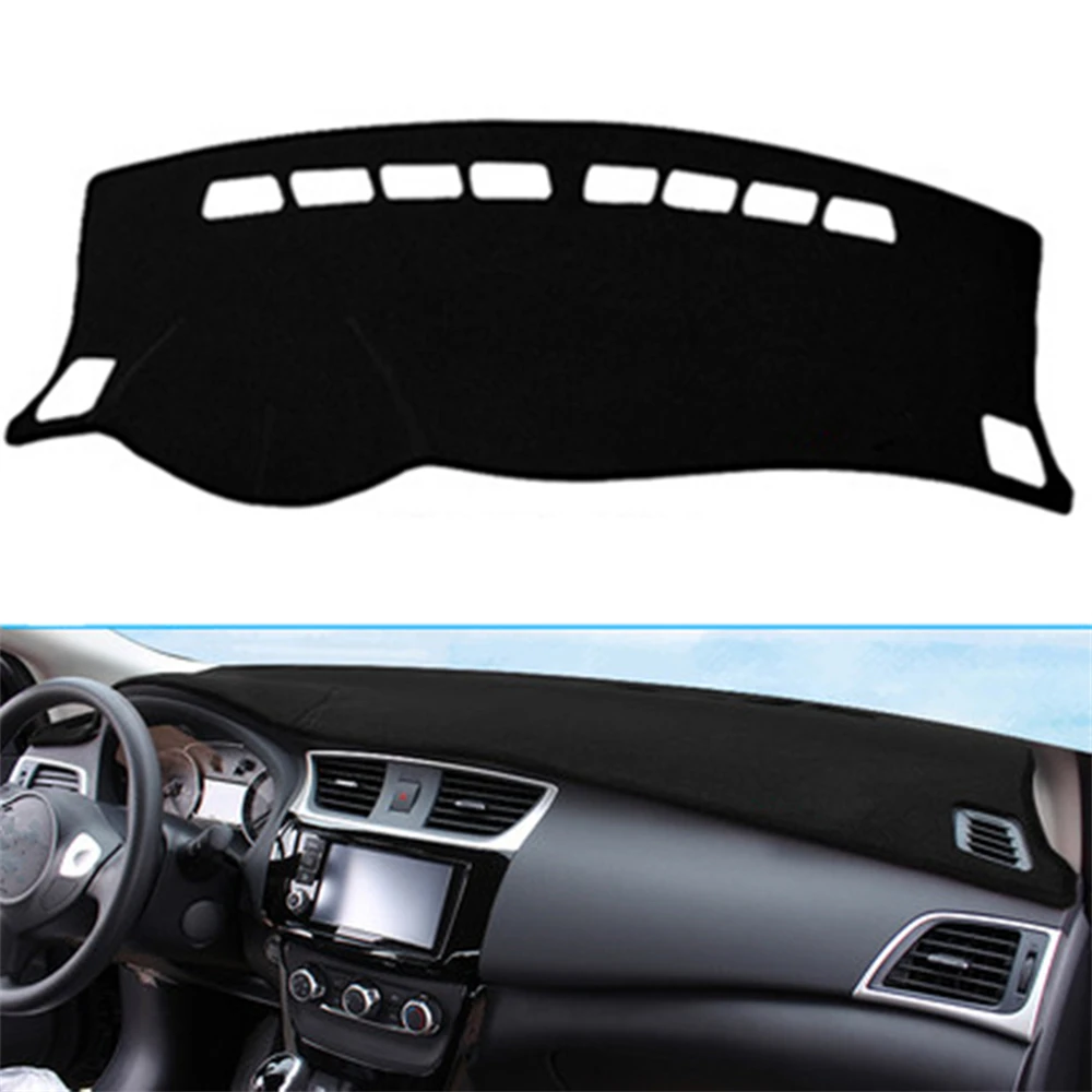 

SJ Car Inner Auto Dashboard Cover Dashmat Pad Carpet Sun Shade Dash Board Cover Fit For Nissan SYLPHY 2015 2016 2017-2019