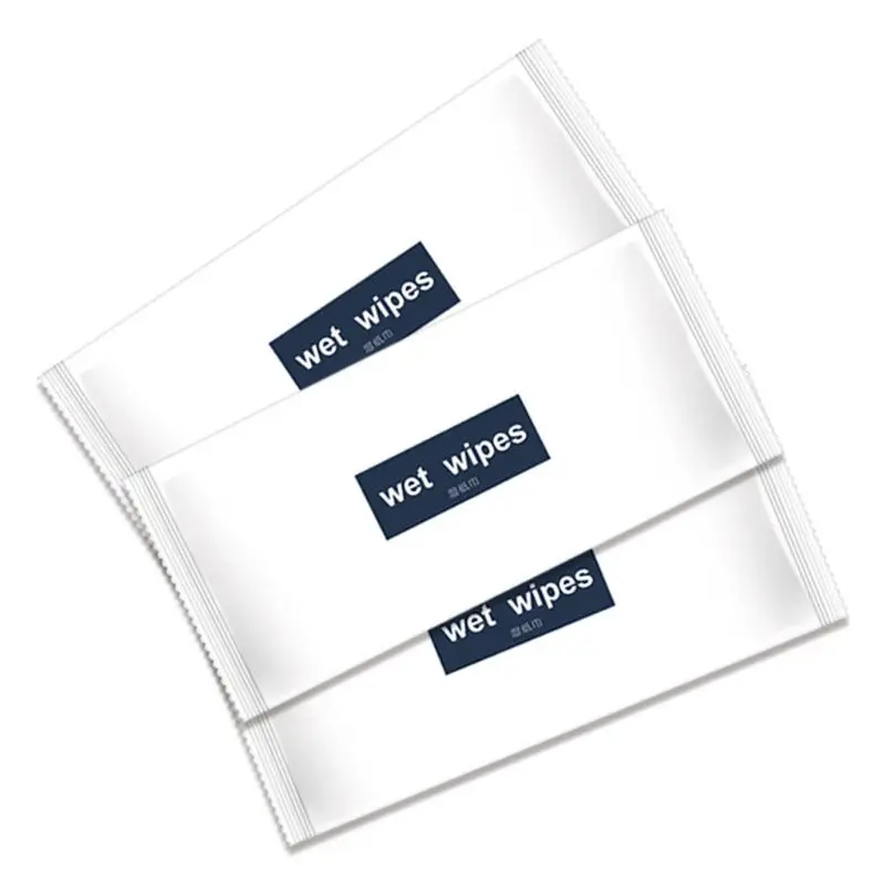 10 шт Одноразовые Нетканые влажные салфетки индивидуально завернутые