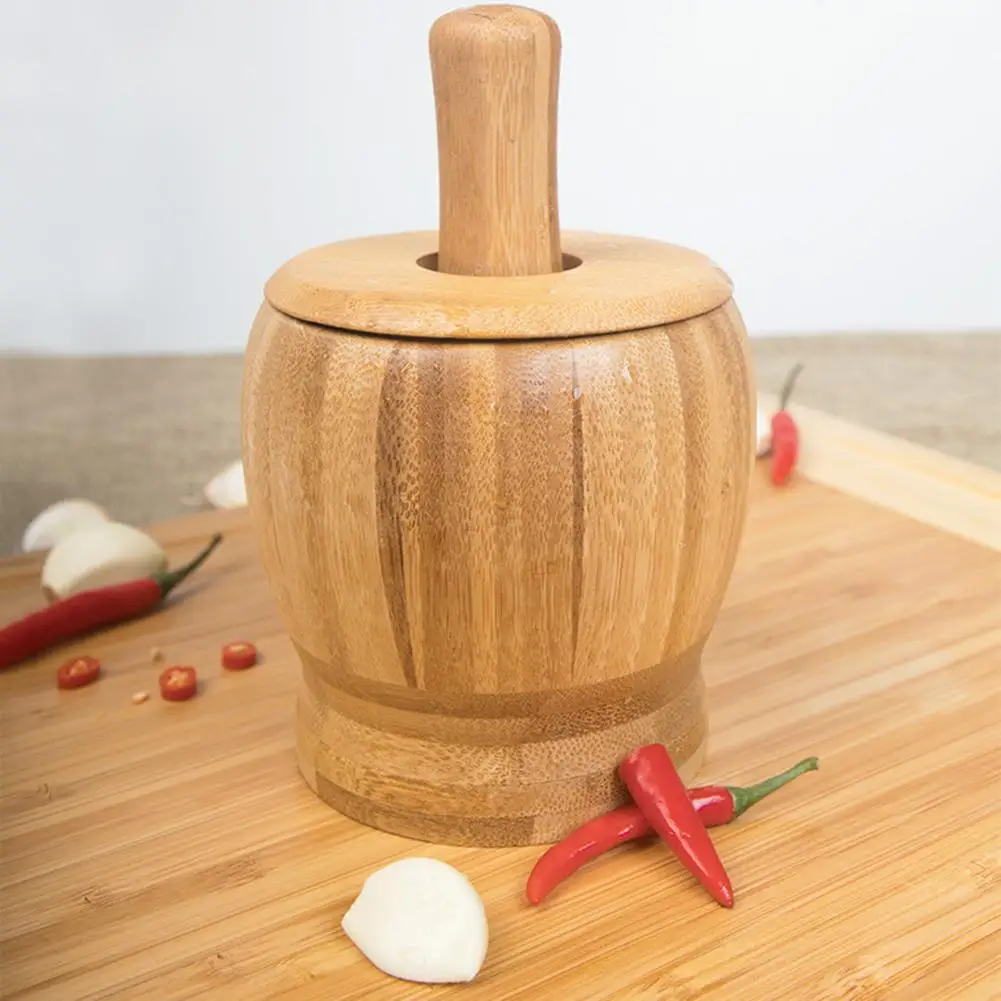 Деревянная мельница для перца и специй измельчитель пресс чеснока настенный